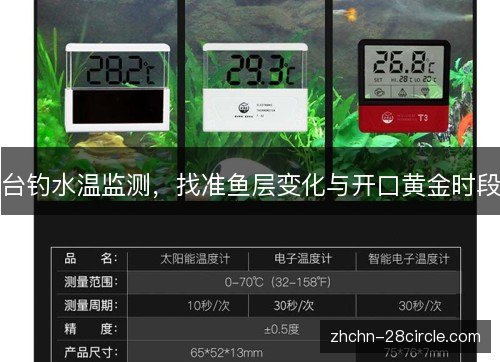 台钓水温监测，找准鱼层变化与开口黄金时段